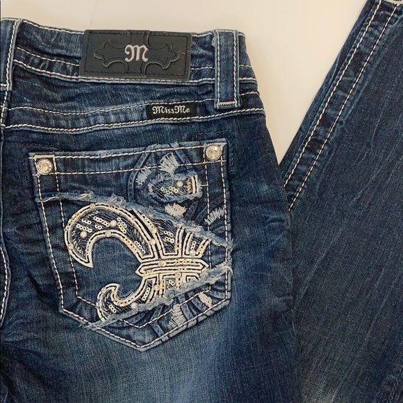 NWT!!  Miss Me ankle skinny jeans 👖🙀😻 - Picture 5 of 7